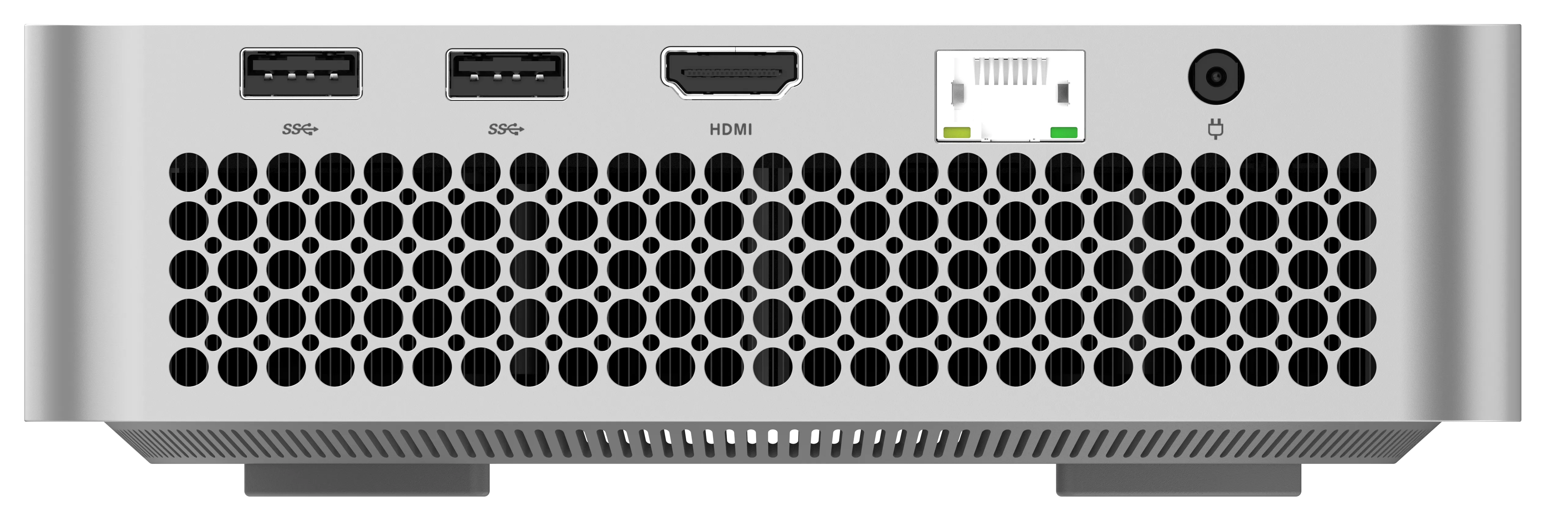 Hala Pulse rear panel showing ports
